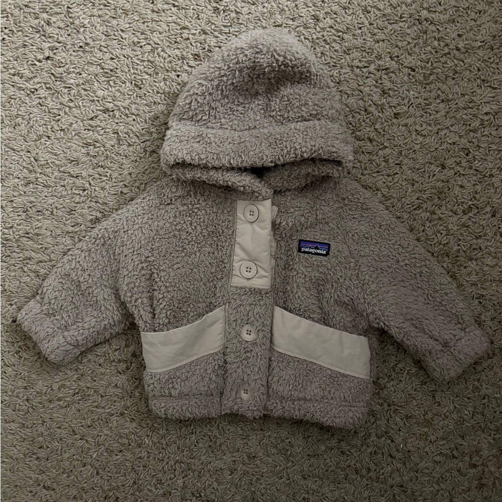 Patagonia Baby Furry Fleece Jacket - Gray